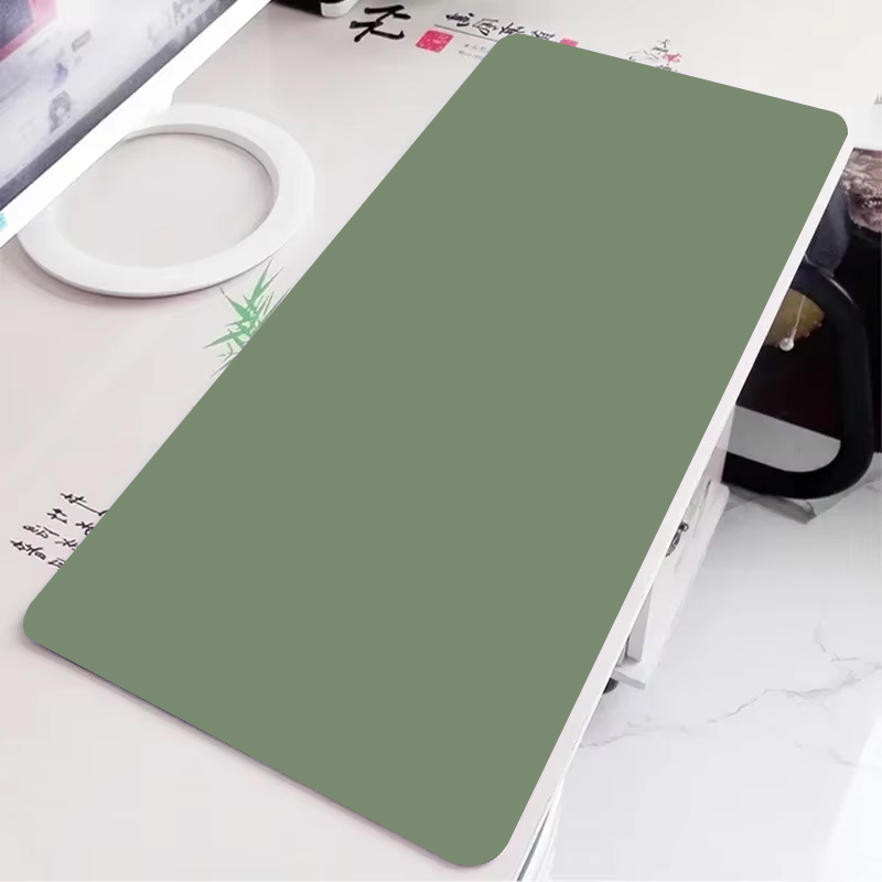 Gaming Keyboard En Mouse - Solid green gaming mousepad large simple
