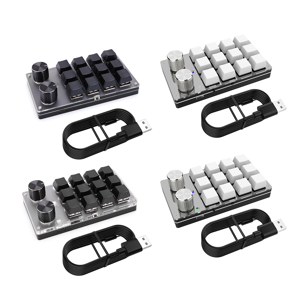 Gaming Keyboard Hand - 12 Key 2 Knob Photoshop Gaming