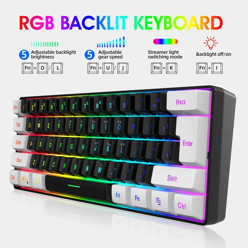 Keyboard and Mouse 60% Compute - Gaming Keyboard Ergonomics recension och pris