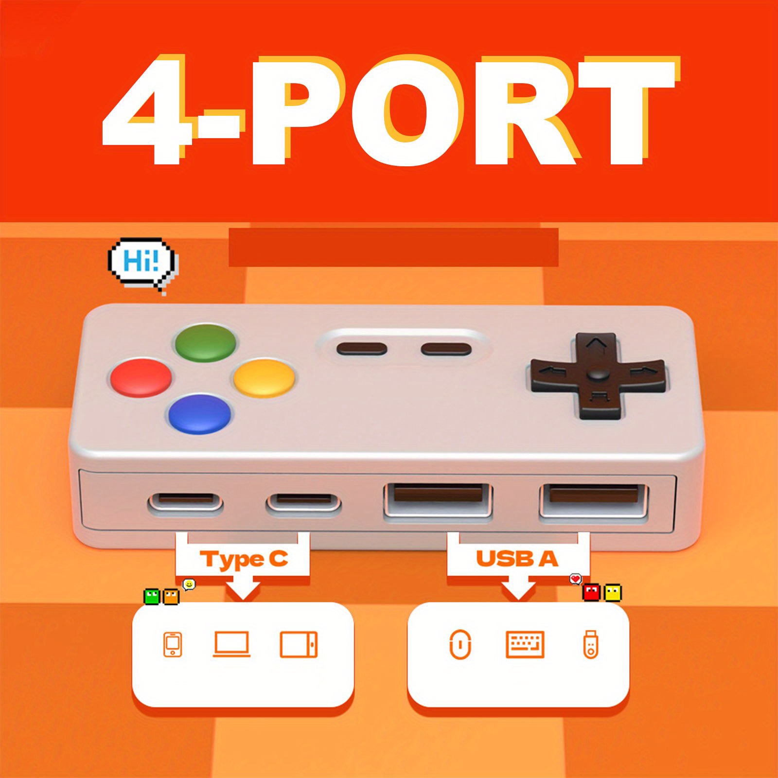 1PC Cartoon USB C Extension Ad - Gaming Keyboard Type C recension och pris