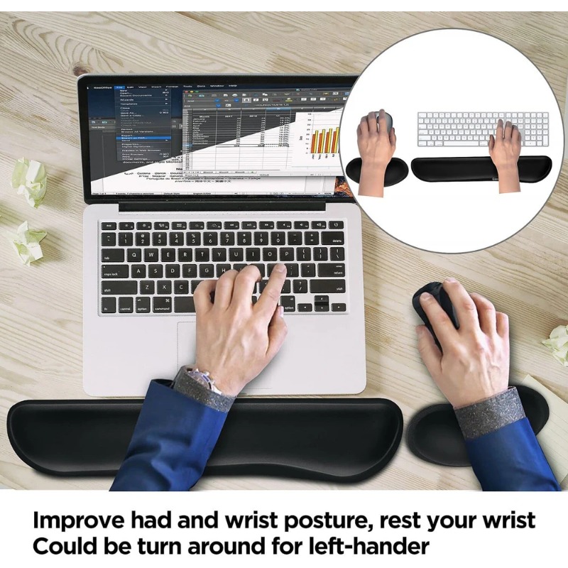 Ergonomic Keyboard Wrist Rest  - Gaming Keyboard Ergonomics recension och pris