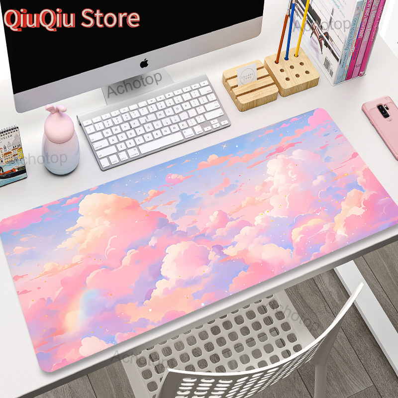 Pink Clouds Mouse Pad Gamer Mo - Keyboard Mouse Bundle Gaming recension och pris