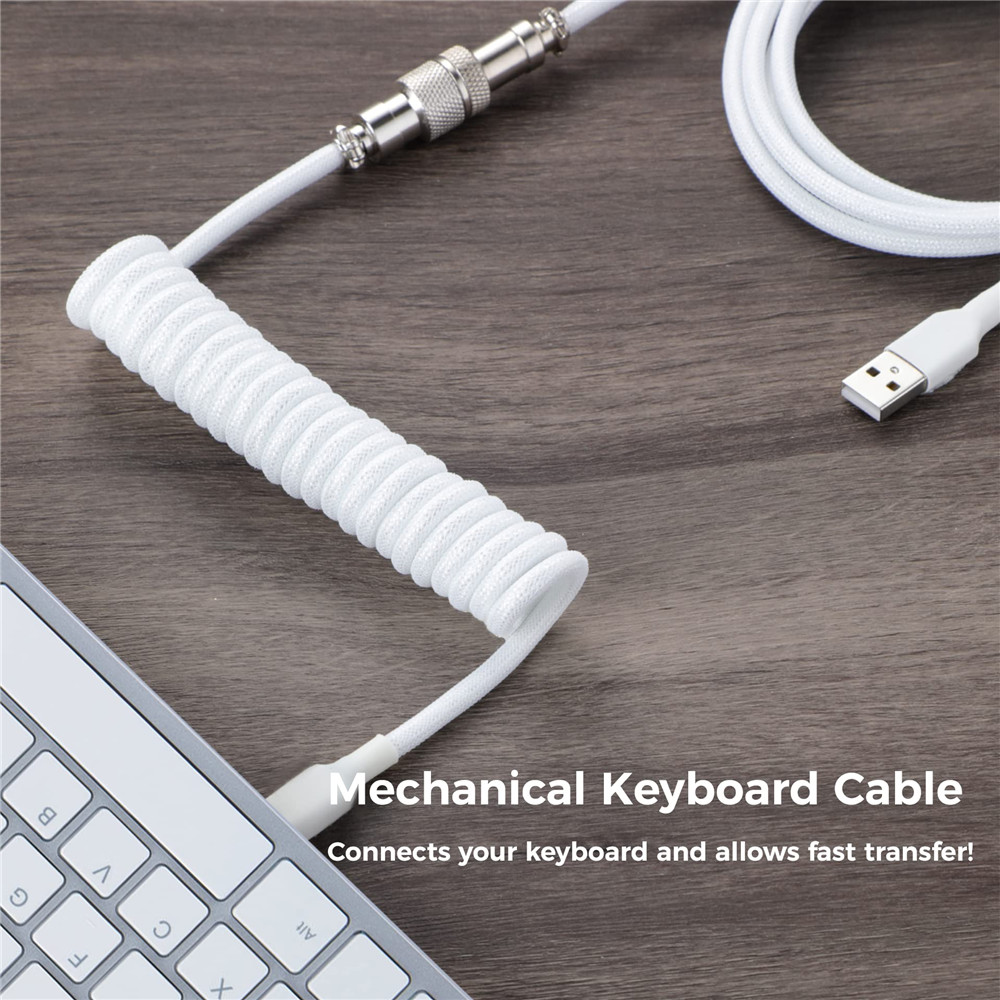Mechanical Keyboard Coiled Cab - Gaming Keyboard Type C recension och pris