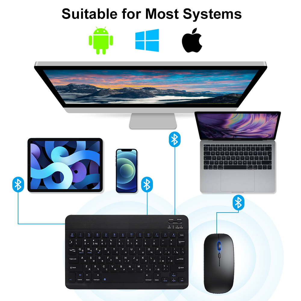 Bluetooth Keyboard and Mouse F - Gaming Keyboard Ergonomics recension och pris
