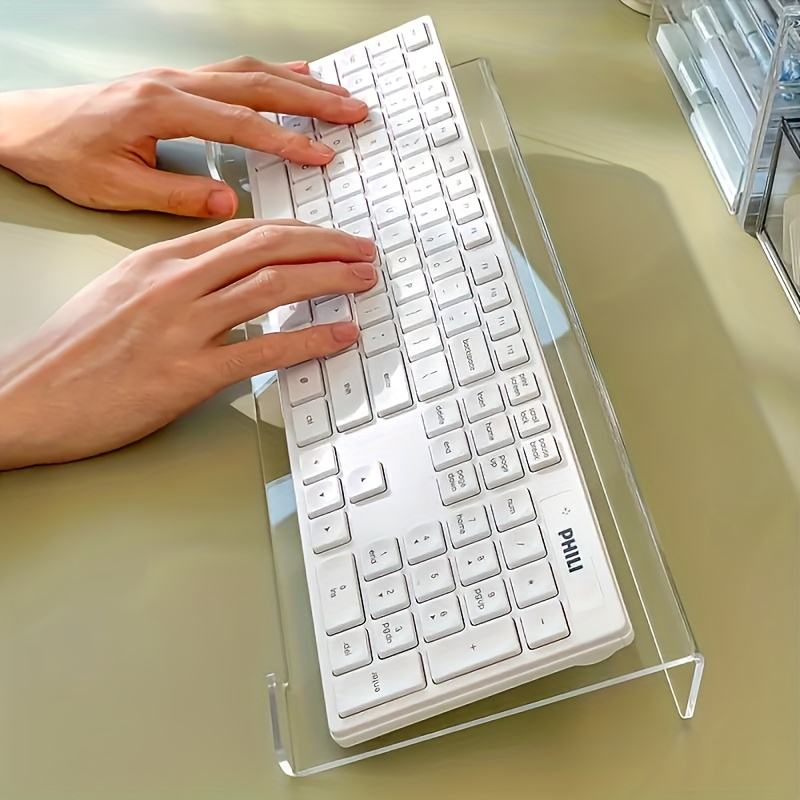 Acrylic keyboard stand, transp - Gaming Keyboard Ergonomics recension och pris