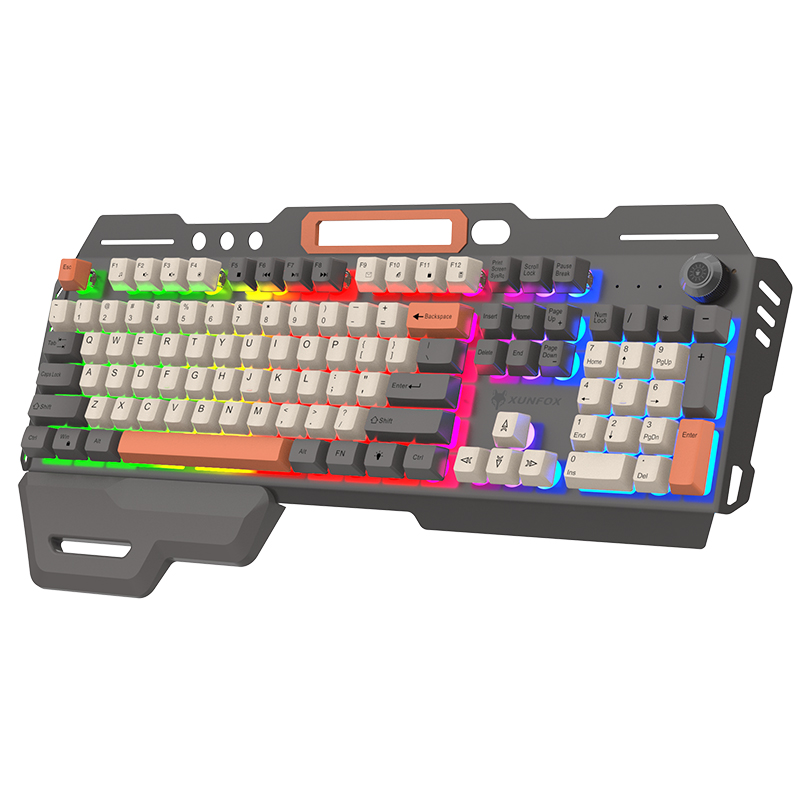 XUNFOX K90Wired keyboard 104 k - Gaming Keyboard Hand recension och pris