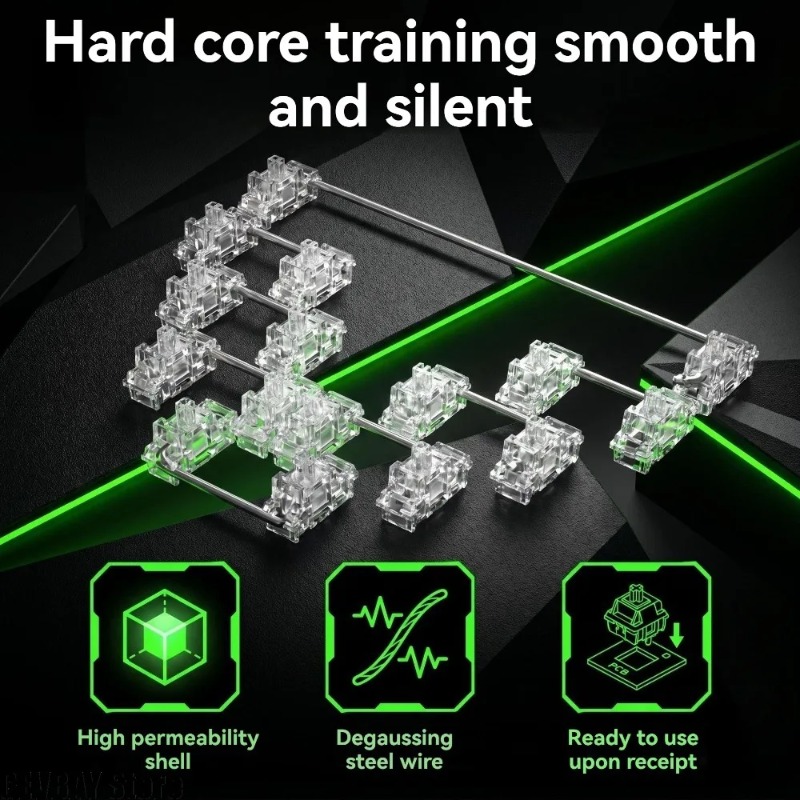 KEYNG High Transparent Non-Mag - Film Switch Mod recension och pris