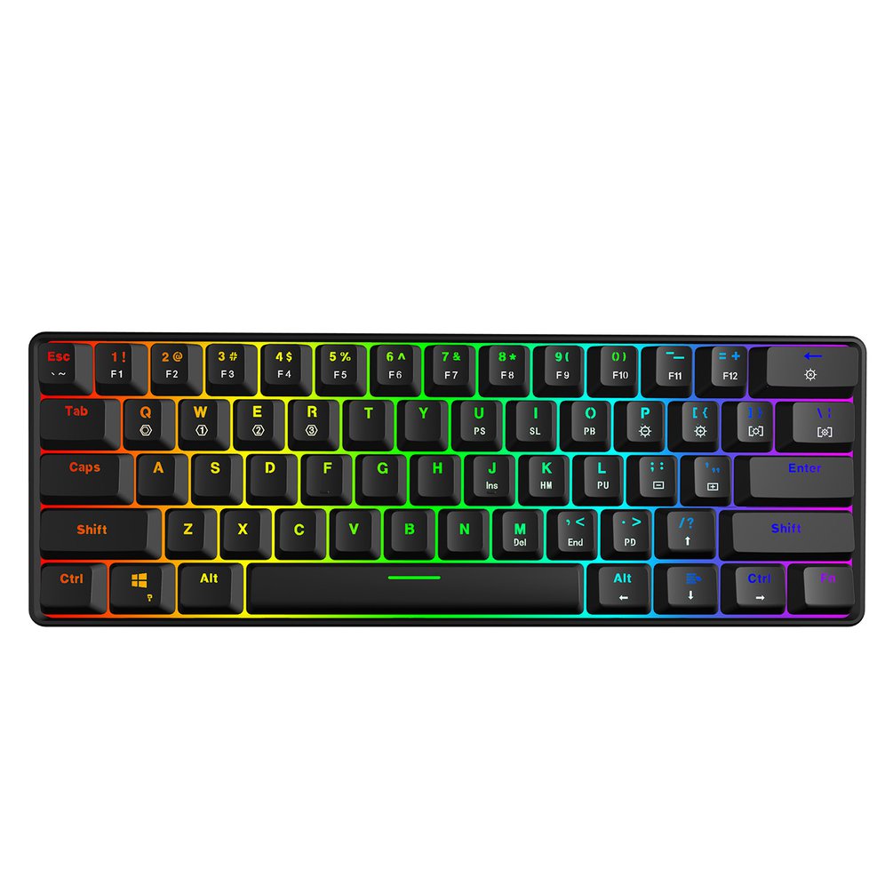 SKYLOONG GK61 Mini Portable 60 - Gaming Keyboard Mini Mechanical recension och pris