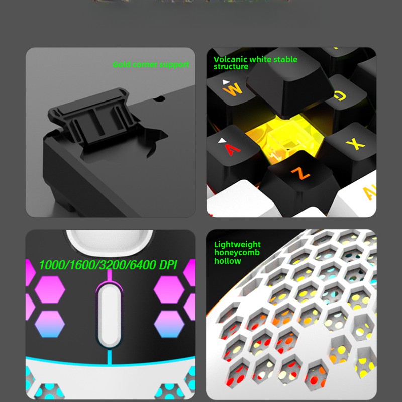 Keyboard and Mouse Sets 60% RG - Keyboard Mouse Bundle Gaming recension och pris